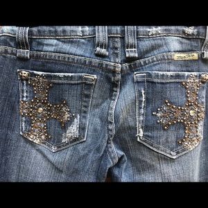 Miss Me jeans, size 26, like new, straight leg